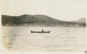 Image of Andrews in canoe